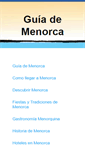 Mobile Screenshot of menorca.tvturismo.com