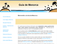 Tablet Screenshot of menorca.tvturismo.com